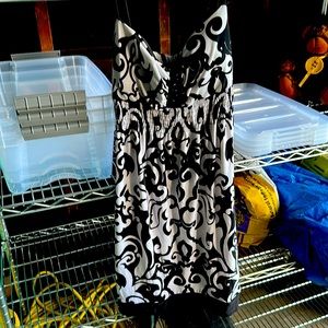 Black and white dress